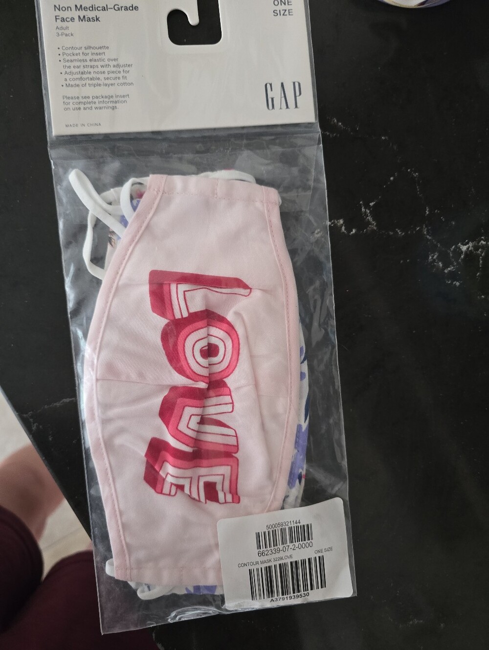 GAP Face Mask 3 Pack Nwt